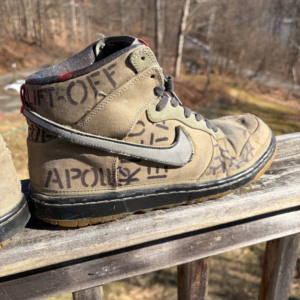 NIKE Dunk Premium Qs High Galaxy Size 10 *FLAWED READ* - Picture 9 of 12